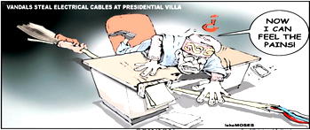 Cartoon: …and petrol for Villa’s generators too?