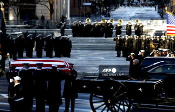 Photos: Former US President Jimmy Carter’s body lies in state after solemn Washington procession