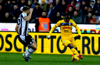 Atalanta miss chance to top Serie A with Udinese stalemate