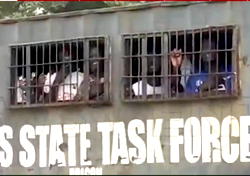 Drama as detained Obasa supporters chant Tinubu’s ‘On Your Mandate’ anthem in police van
