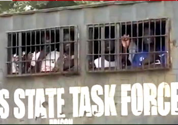 Drama as detained Obasa supporters chant Tinubu’s ‘On Your Mandate’ anthem in police van