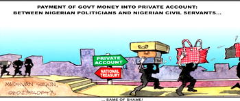 Cartoon: Nigerian meaning of ‘privatisation’