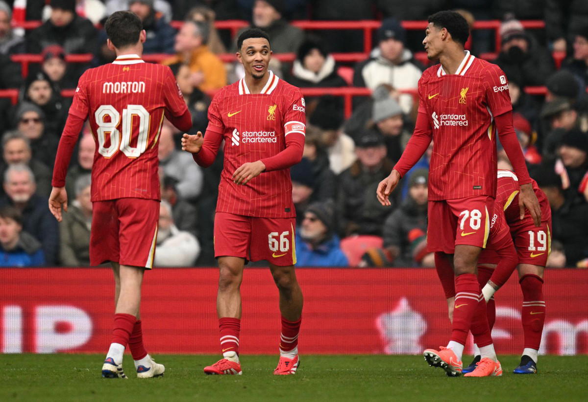 Captain Alexander-Arnold leads Liverpool cruise into FA Cup 4th round
