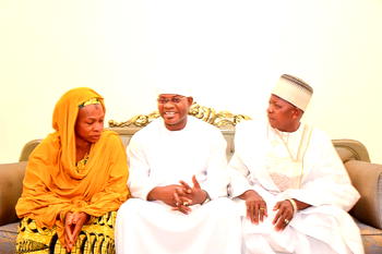New Year: Yahaya Bello receives Ododo’s parents