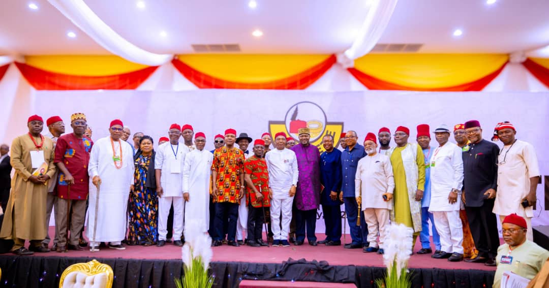 Ohanaeze: Gov Mbah harps on Igbo unity, collective interest