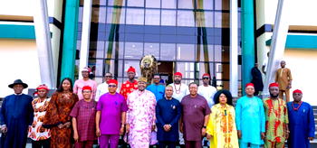 Gov Mbah congratulates new Ohanaeze leadership, says Ndigbo stronger together