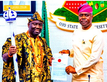 Alaafin: I met Oba Owoade for the first time in my life yesterday – Makinde