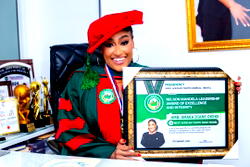 Amb. Amaka Okeke bags Nelson Mandela Leadership Award of Excellence