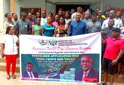 Enugu trains 120 farmers on fertilizer application for food crops, trees