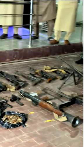 Gov Lawal inspects seized arms cache, lauds DSS