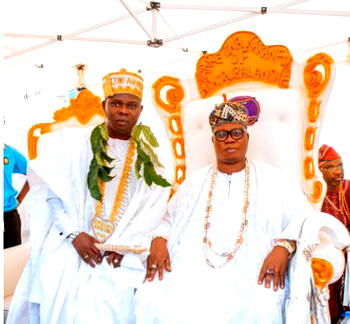 Iba Gani Adams confers Akinjagunla Aare Ona Kakanfo of Yorubaland title on Prince Adedipe Ewenla