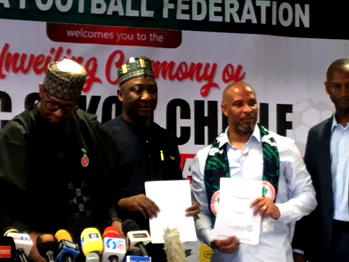 Super Eagles: ‘I’m a strict coach’, Chelle sounds warning at unveiling