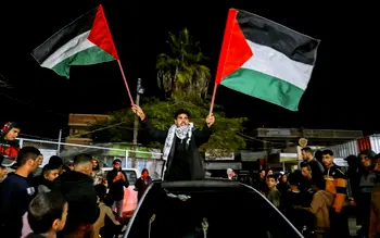 Gaza ceasefire: Celebrations as displaced Palestinians return home
