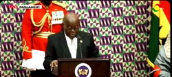 Video: Ghana president’s ADC collapses during nationwide broadcast