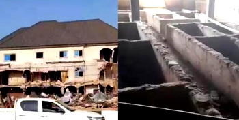 Anambra security outfit demolishes hotel after uncovering 30 graves, others