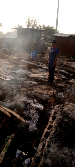 Fire guts Osun food market