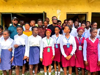 Bayelsa-based comedian MC Senibo pays WAEC fees for 55 indigent students
