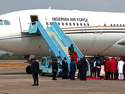 Tinubu arrives Enugu on official visit