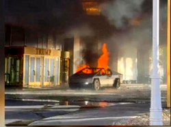 1 dead, 7 injured after Cybertruck explodes outside Trump’s Las Vegas hotel