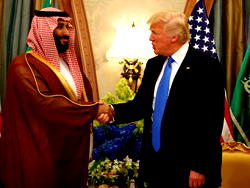Saudi crown prince promises Trump $600bn trade, investment boost