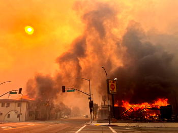 Celebrities flee Los Angeles blazes as Hollywood premieres scrapped