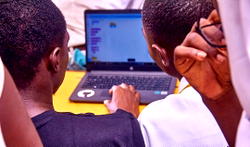 Digital literacy: Students build robots, learn coding