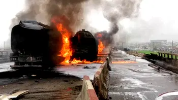 Two die in road accident, 17 hospitalised over gas explosion fire in Rivers