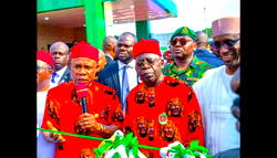 Mbah focused, doing very well, says Tinubu in Enugu