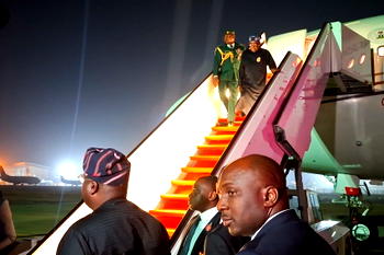 Tinubu returns to Abuja after Yuletide holidays, Ghana trip