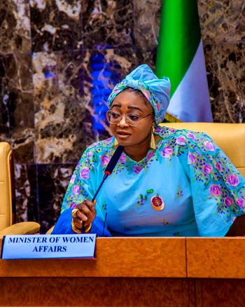 Gruesome murder of Salome Adaidu unacceptable, says Women Affairs Minister
