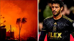 Ex-Arsenal striker, Carlos Vela’s £3.3m home destroyed in Los Angeles fires