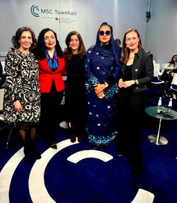 2025 Munich Security Conference: Senator Natasha advocates gender equity