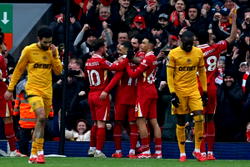 EPL: Liverpool edge past Wolves 2-1, extend lead to seven points