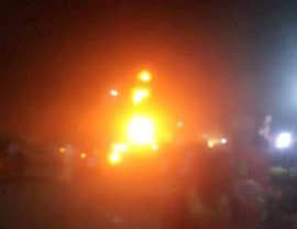 Adamawa filling station fire