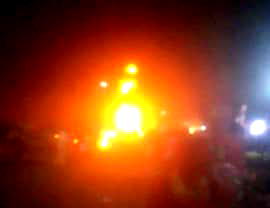 Panic as fire guts fuel station in Ikorodu