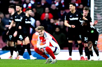 EPL: Arsenal title bid rocked by 0-1 West Ham loss