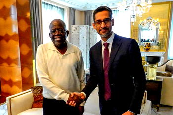 Tinubu meets Google CEO Pichai in France over AI partnership