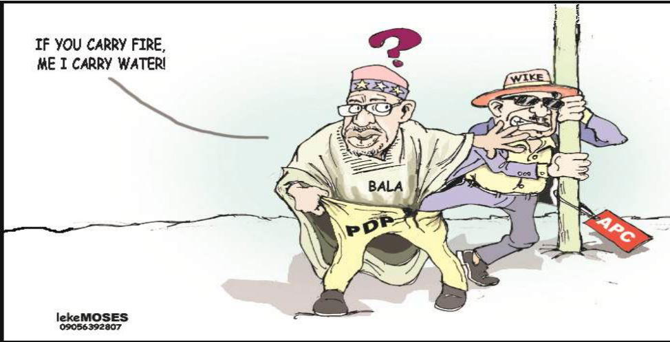 Cartoon: WIKEd BALAnce of power