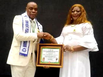 Emiko recognised as Eminent Peace Ambassador