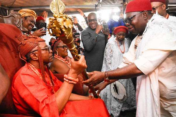 How Delta monarch got staff of office after 8 years wait 
