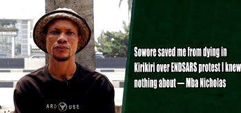 Sowore saved me from dying in Kirikiri over ENDSARS protest I knew nothing about – Mba Nicholas