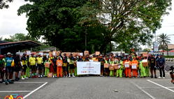 Cycling Club distributes over 200 goodie boxes to Lagos Road Sweepers