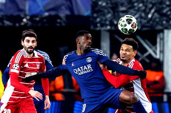 Dembele stars again as PSG beat Brest in Champions League play-off first leg