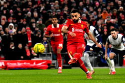 Liverpool thrash Tottenham 4-0 to reach League Cup final