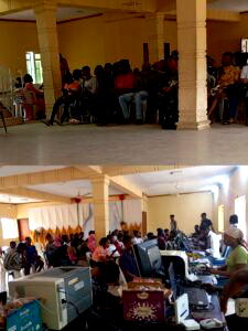 UTME registration: Candidates spend hours at CBT centre in Lagos