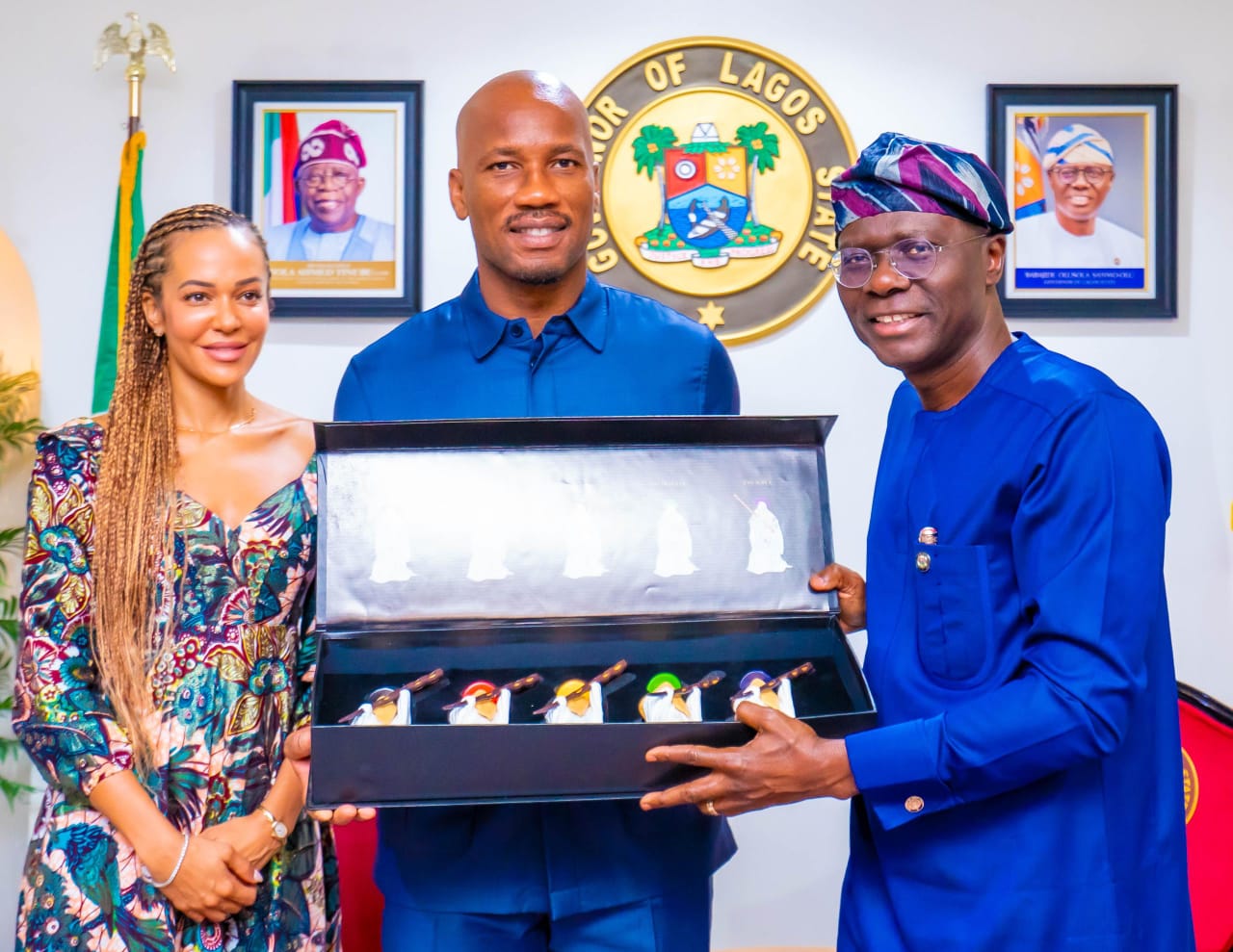 Drogba and Sanwo-Olu