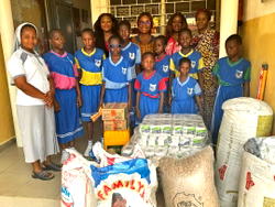 APPSON supports visually-impaired students with foodstuffs, others to Pacelli School