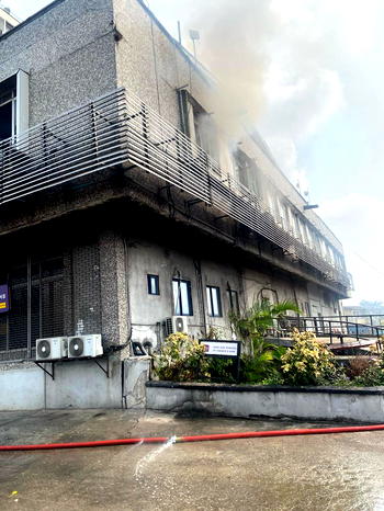 Fire guts 7-storey building in Lagos, destroys property worth millions of Naira