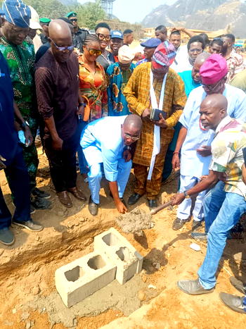 Ondo Rep member, Akingbaso, flags off construction of multi-million naira Idanre Civic Centre