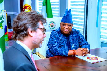 IGP overseeing ‘Rape on Democracy’ in Osun – Adeleke tells British envoy